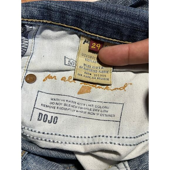 Vintage Y2K 7 For All Mankind Low Rise Dojo Flared Jeans - Picture 5 of 6